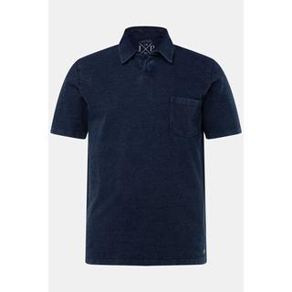 JP1880 Piqué Halbarm Poloshirt Jeanslook  