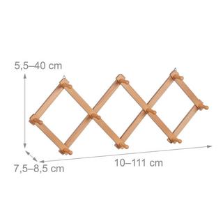 B2X Cintre mural rétractable en bois  