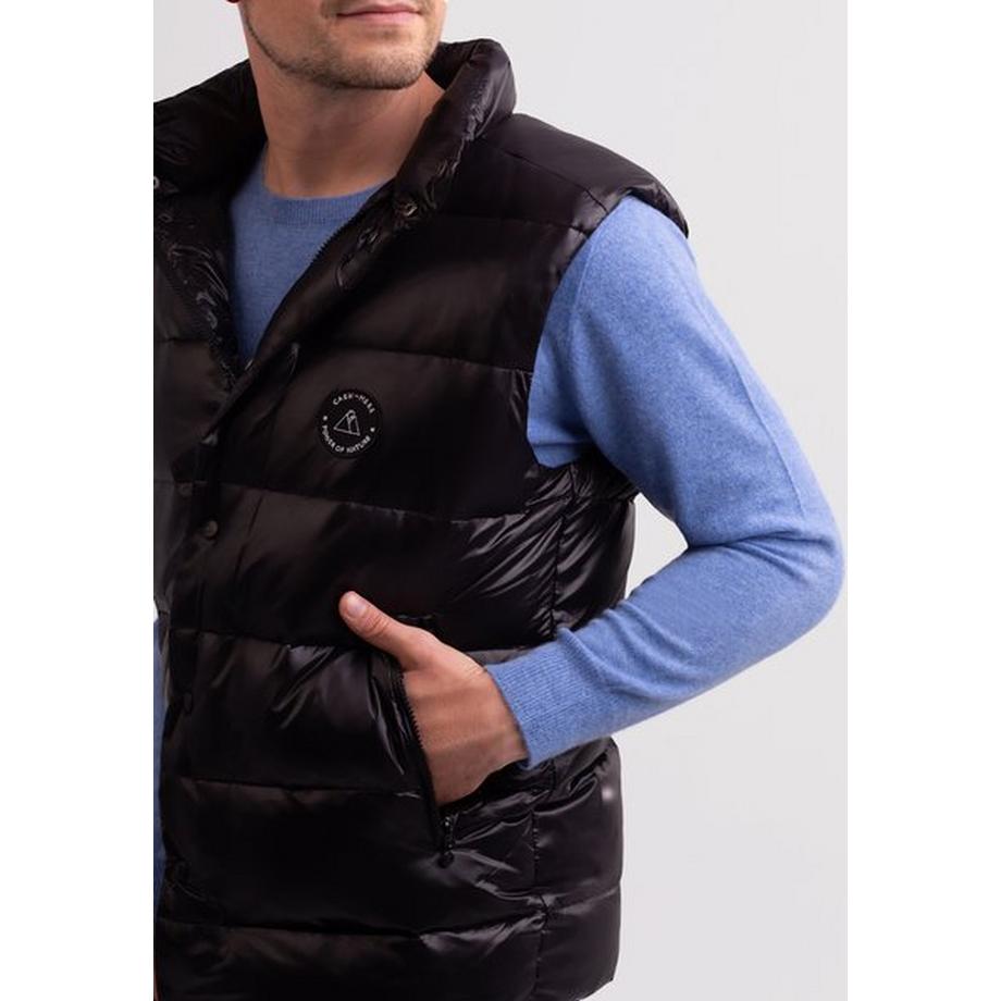 CASH-MERE.CH Gilet matelassé en duvet à doublure en cachemire  