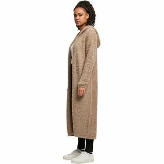 URBAN CLASSICS  Cardigan long femme  hooded feather-grandes tailles 