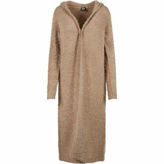 URBAN CLASSICS  Cardigan long femme  hooded feather-grandes tailles 