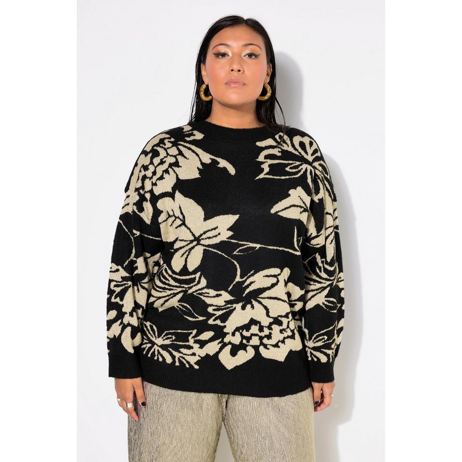 Studio Untold Pullover Oversize Design Floreale Glitter  