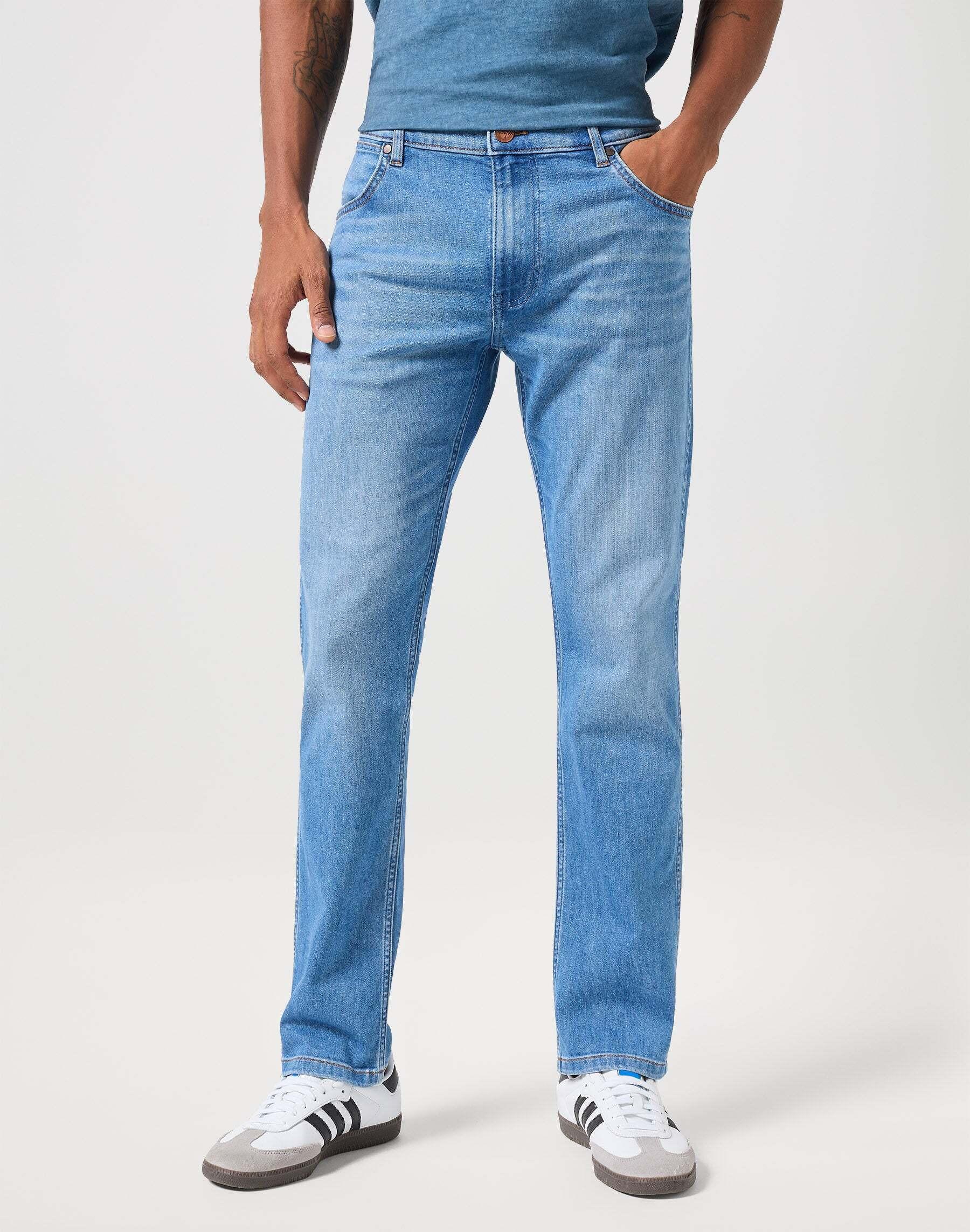 Image of Jeans Straight Leg Greensboro Low Stretch Unisex Blau W31