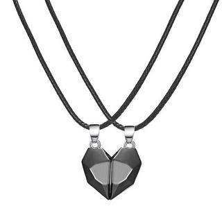 eStore  Collier d'Amour magnétique, Noir - 1 paire 
