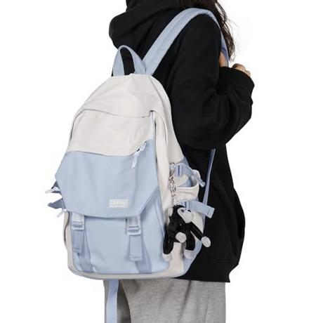 Only-bags.store Sac d'école Sac à Dos d'école Secondaire, Sac à Dos pour Ordinateur Portable de 14 Pouces, Sac à Dos résistant à l'eau pour Sac à Dos pour Adolescents  