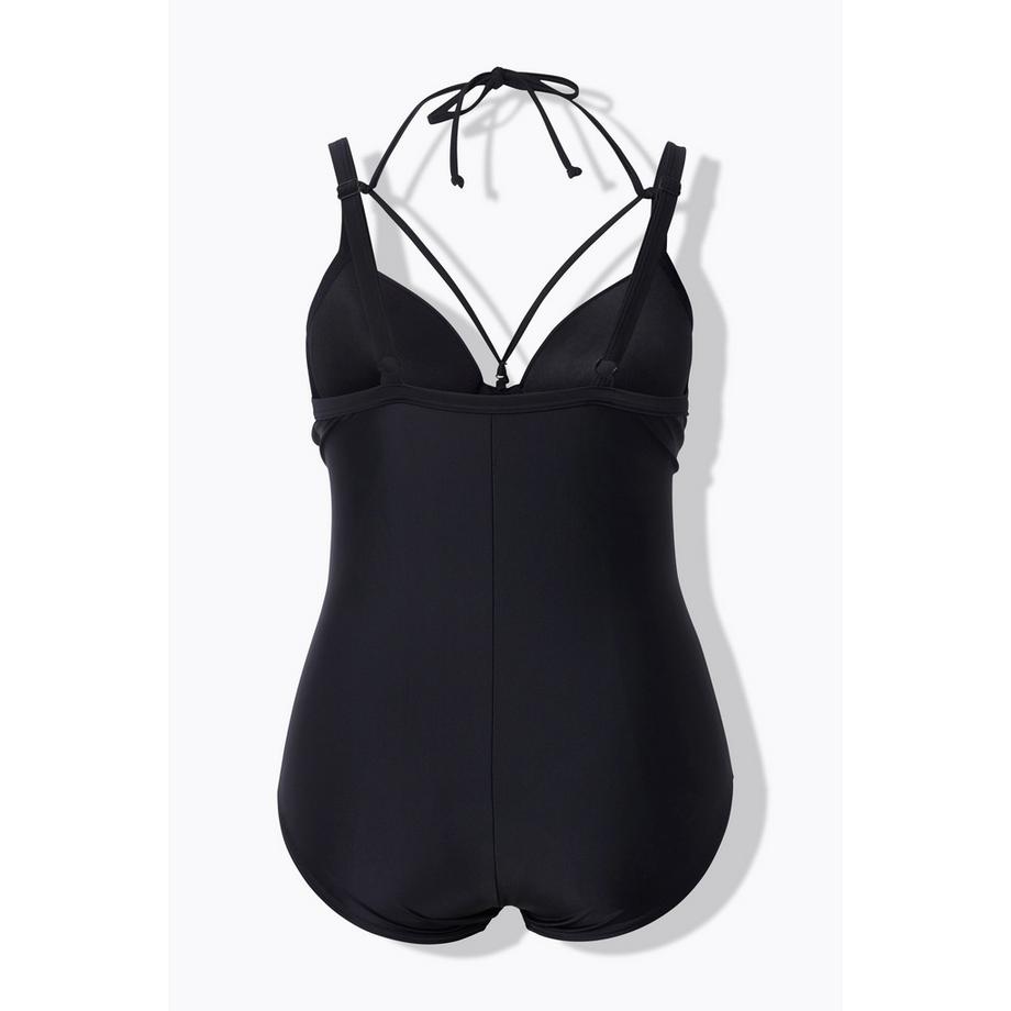 Ulla Popken Badeanzug Bügel-Softcups Neckholder  