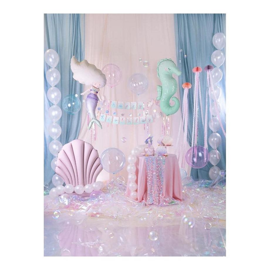 PartyDeco  Ballon en foil  coquillage, 1 pièce 