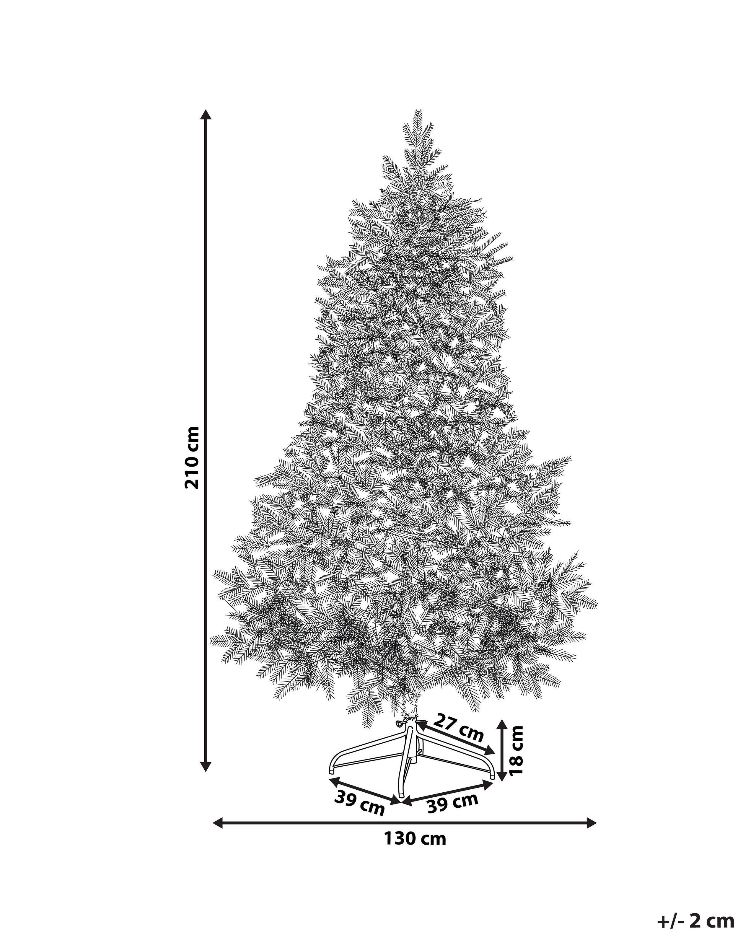 Beliani Sapin de Noël en Matière synthétique Moderne TOMICHI  