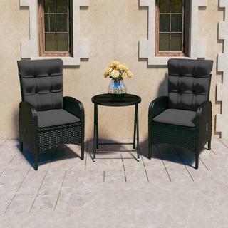 VidaXL Bistro-set poly-rattan  