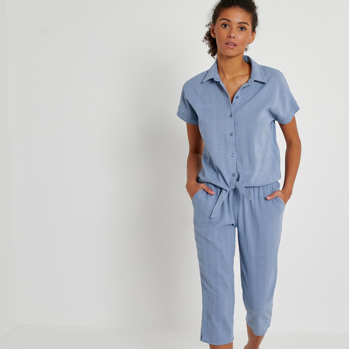 Image of Pyjama Damen Blau 46