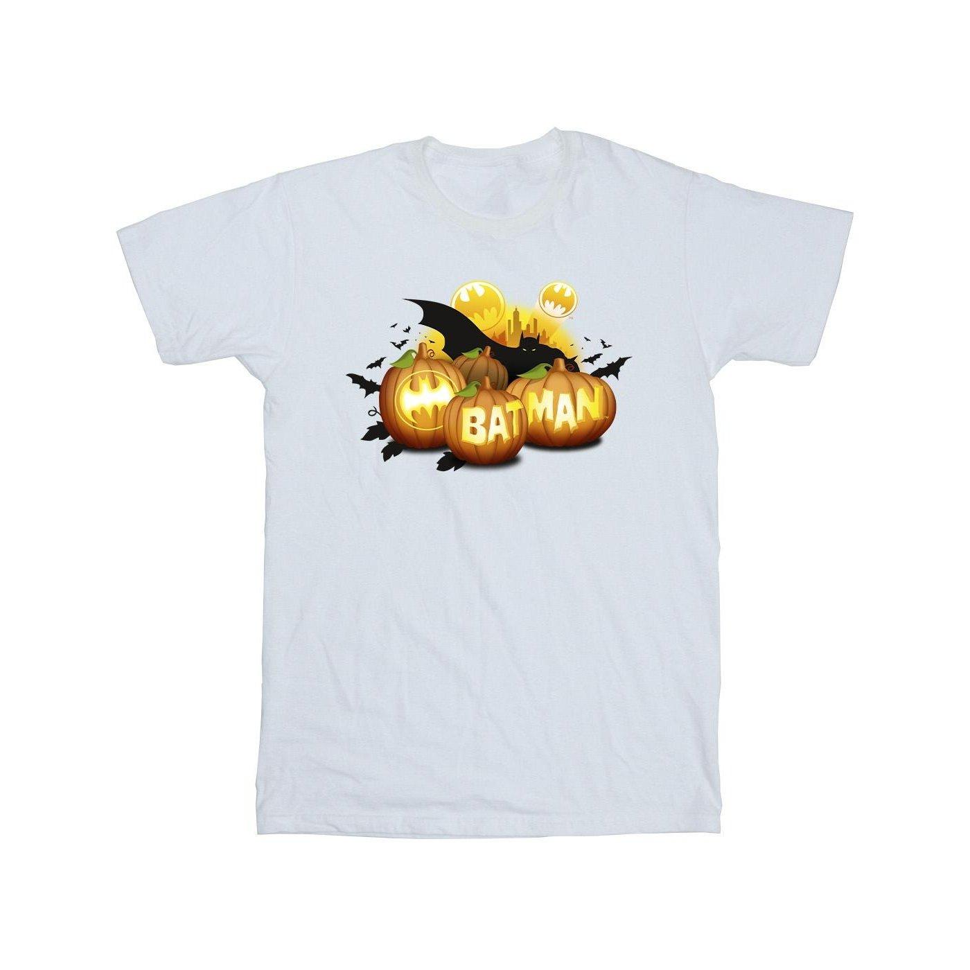 Image of Batman Pumpkins Tshirt Mädchen Weiss 116