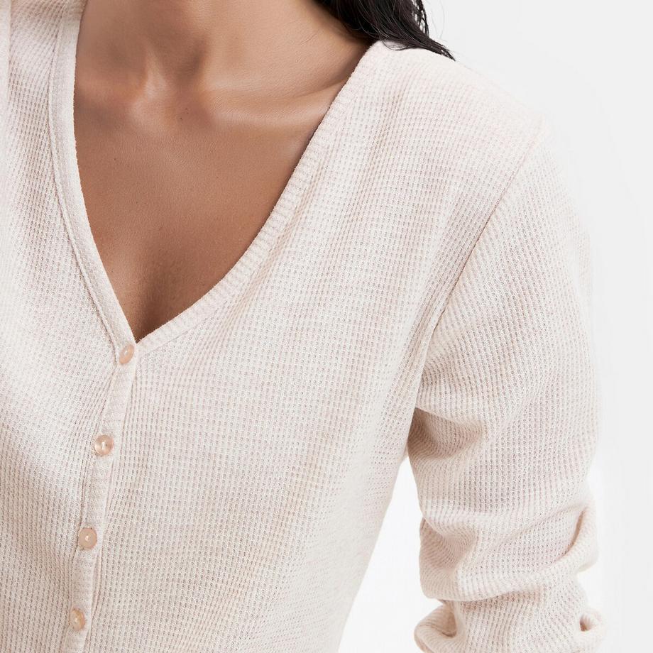 La Redoute Collections Pigiama maniche lunghe scollo a V  