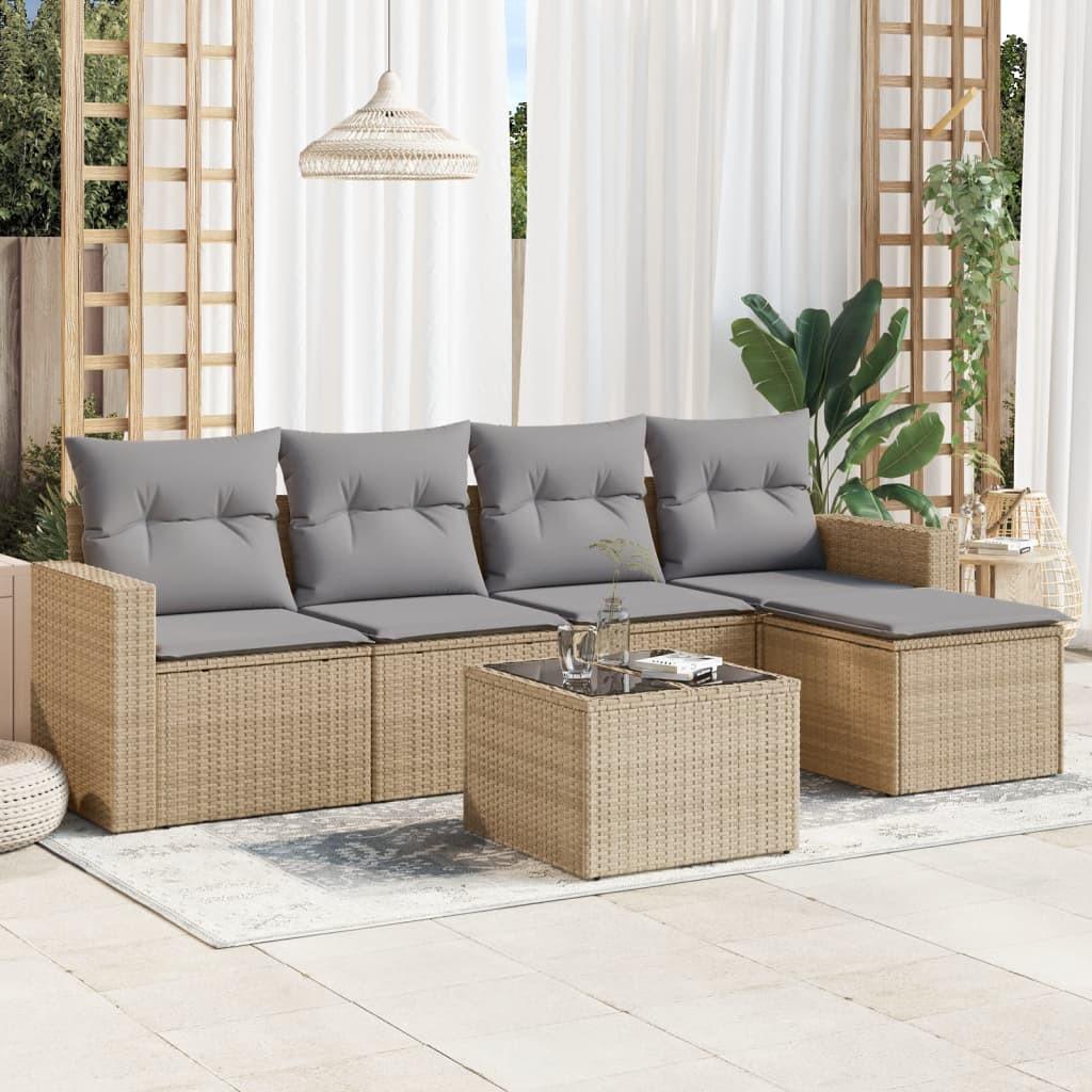 VidaXL Garten sofagarnitur poly-rattan  