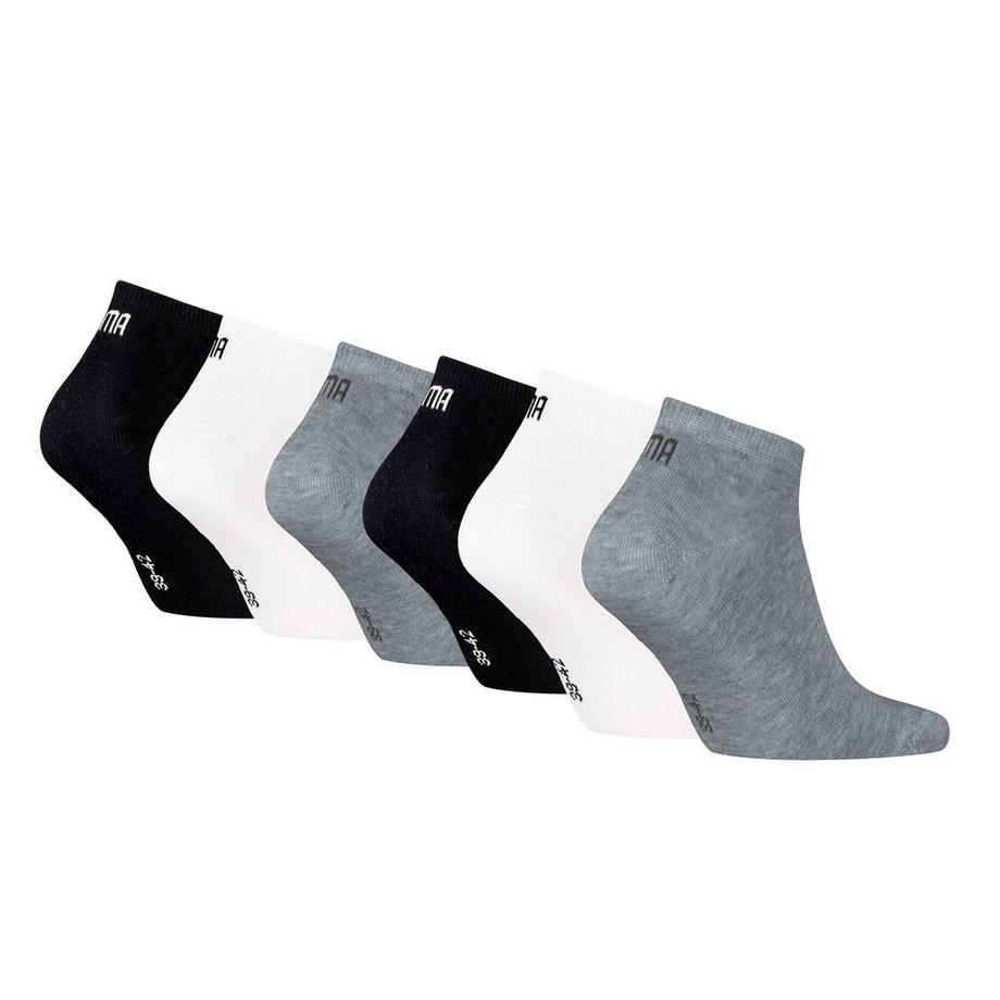 PUMA Confezione da 6 Calzini Stretch Sneaker Tinta Unita  