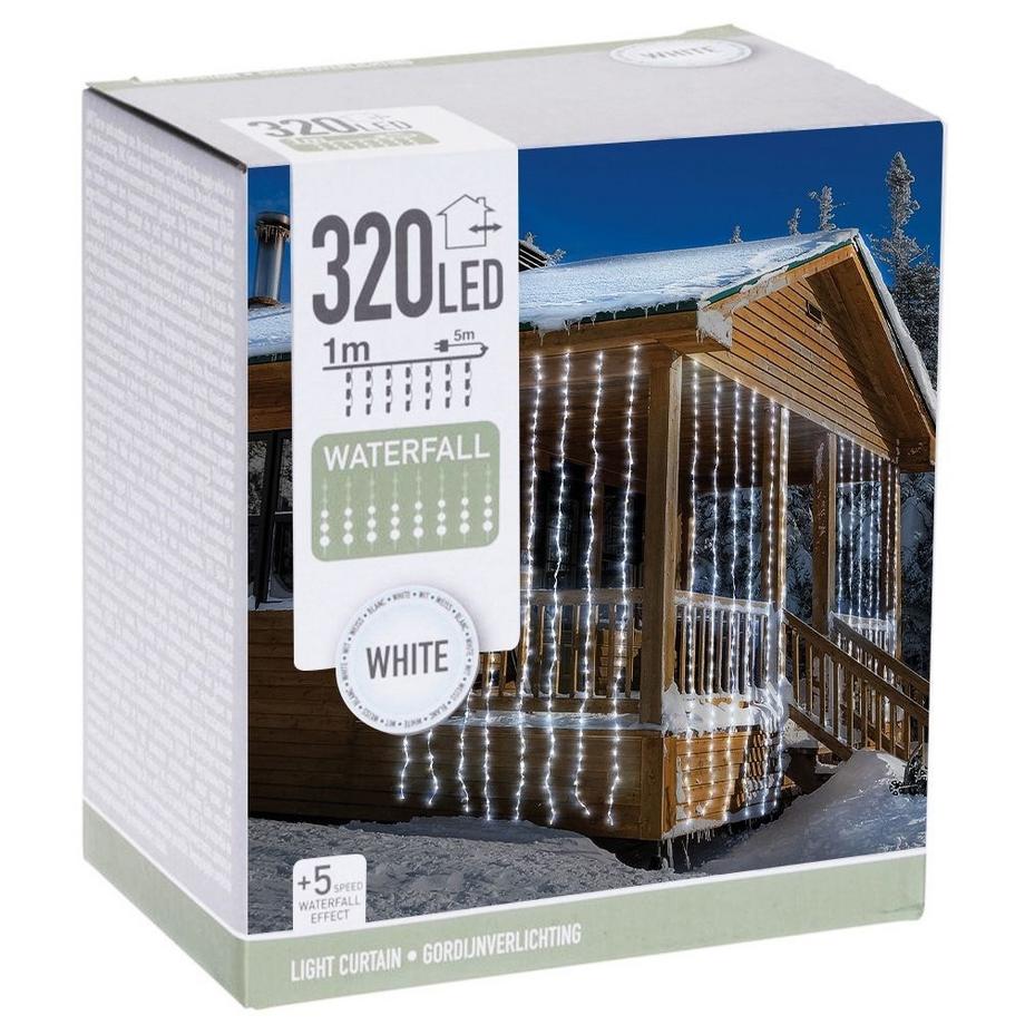 B2X Lichterkette 320 LED – Perfekt für eine zauberhafte Weihnachtsstimmung  