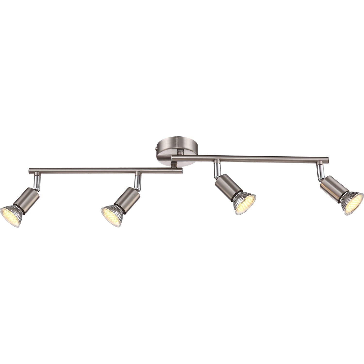 Image of Strahler nickel matt 4xGU10 LED Strahler nickel matt 4xGU10 LED