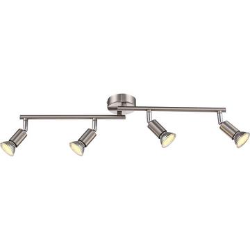 Strahler nickel matt 4xGU10 LED