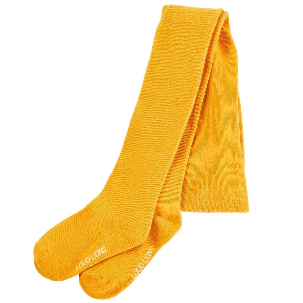 Image of Kinderstrumpfhose Baumwolle Unisex Gelb Bunt ONE SIZE