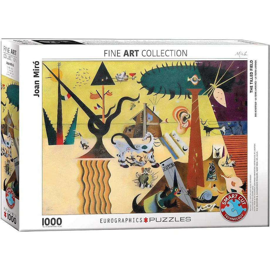 Eurographics  Puzzle Eurographics Le champ labouré - Joan Miro - 1000 pièces 