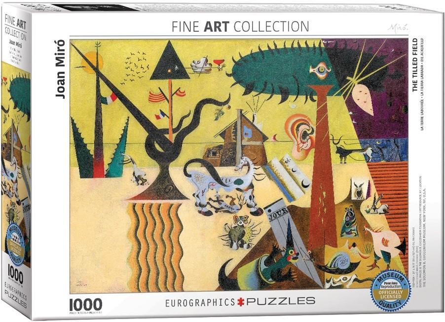 Eurographics  Puzzle Eurographics Le champ labouré - Joan Miro - 1000 pièces 