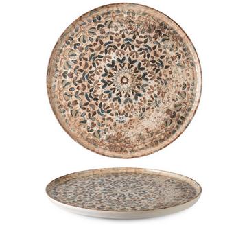 Piatto da cena - Aztec -  Porcellana - 28 cm- set di 6