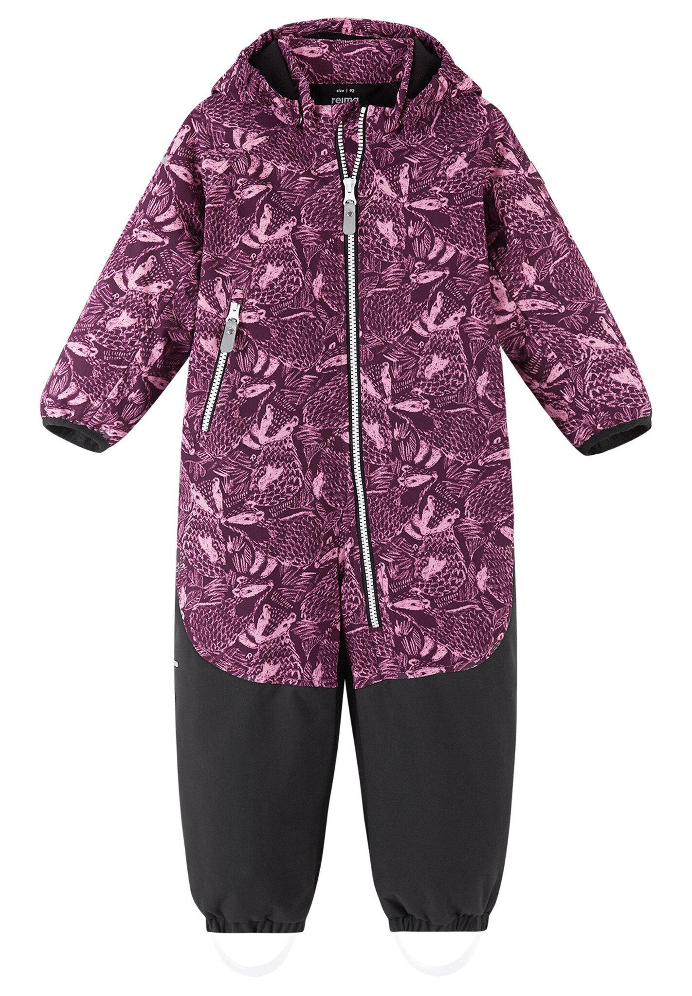 Image of Kleinkinder Softshell Overall Mjosa Deep Purple Mädchen Violett 86