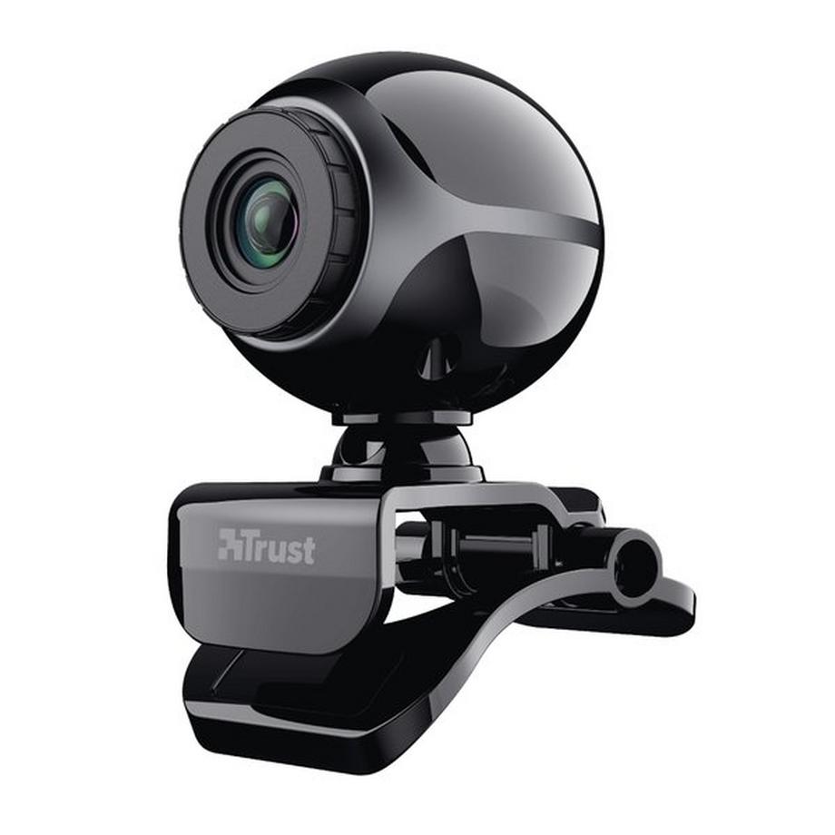 Trust  Exis Webcam 0,3 MP 640 x 480 Pixel USB 2.0 Schwarz 
