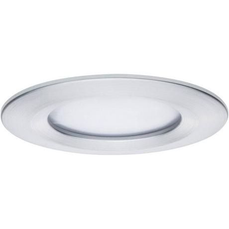 Paulmann Luminaire LED à encastrer Nova plus coin base rigide IP44 rond 78mm coin 3x6W 3x425lm 230V 2700K alu  