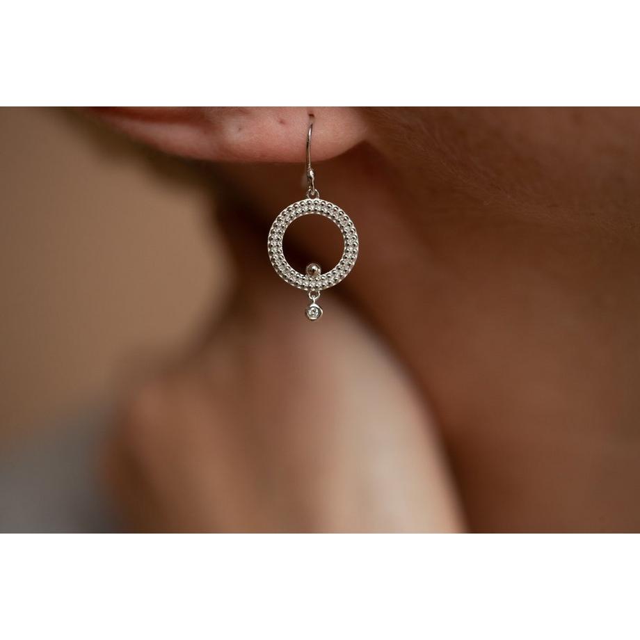 La Garçonne Diamant  Orecchini in argento e diamanti 