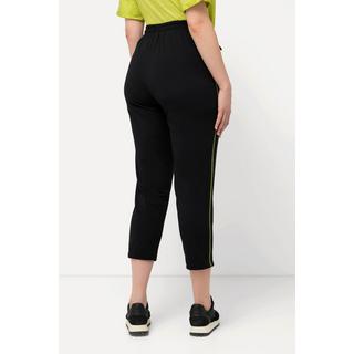 Ulla Popken  Pantalon en molleton, avec poches et taille élastique. Couture fantaisie. 