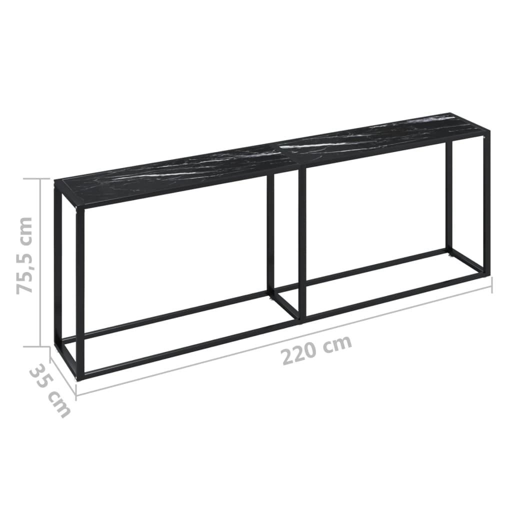 VidaXL Table console verre  