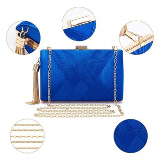 Only-bags.store Clutch Abendtasche Fransen Elegante Kettentasche Clutch Bag Clutch Abendtasche Fransen Elegante Kettentasche Clutch Bag 