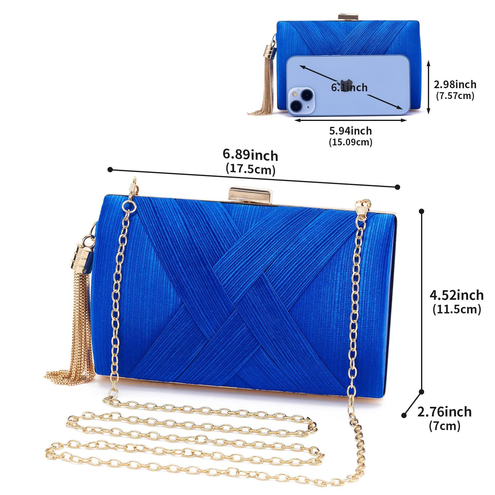 Only-bags.store Clutch Abendtasche Fransen Elegante Kettentasche Clutch Bag Clutch Abendtasche Fransen Elegante Kettentasche Clutch Bag 