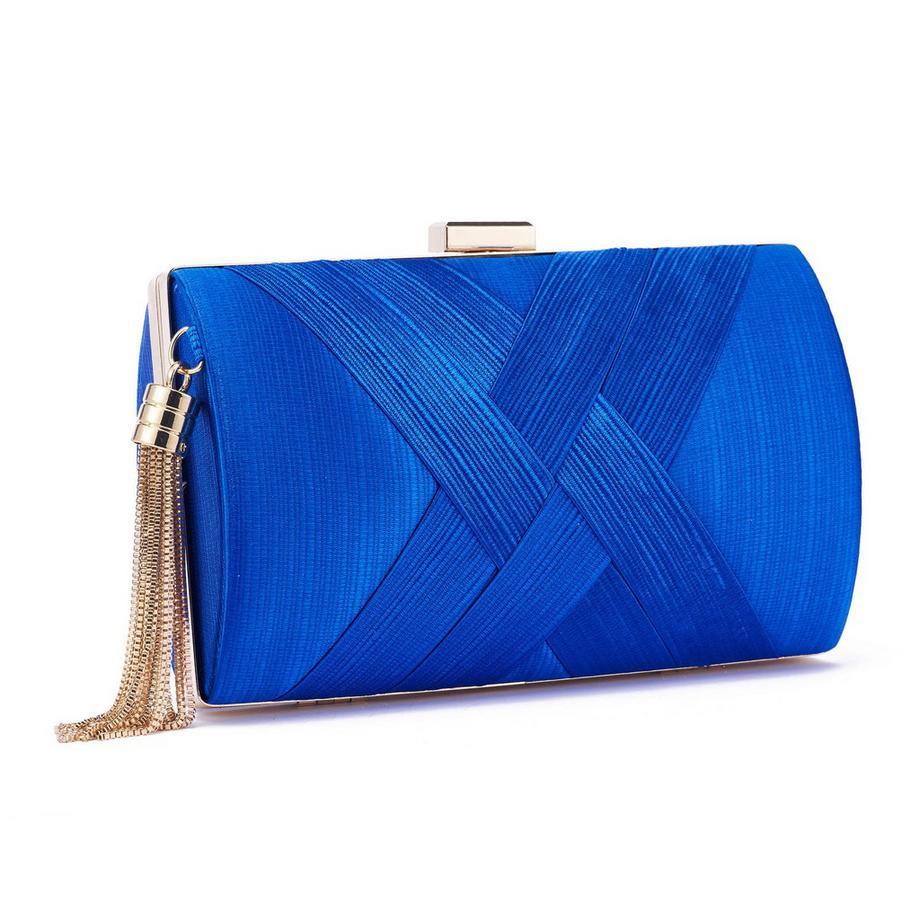 Only-bags.store Elegante Borsa Clutch Catena con Frange  
