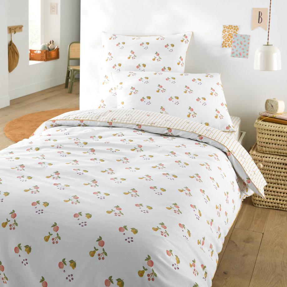 La Redoute Intérieurs Kinder Bettdeckenbezug Fruchtprint  
