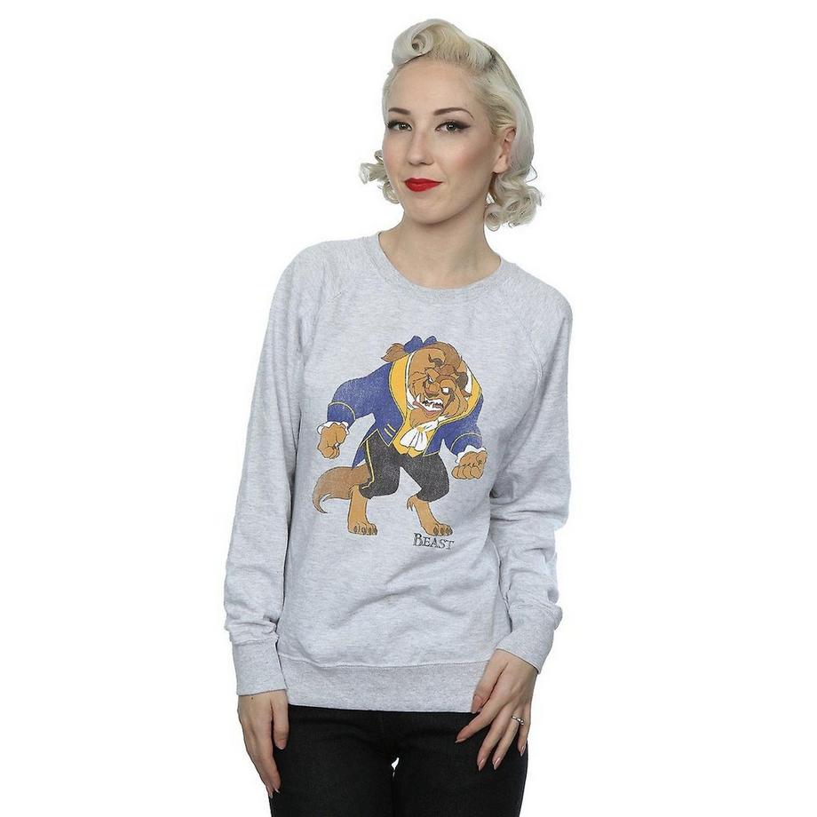 Beauty And The Beast Beast Grafikdruck Sweatshirt  