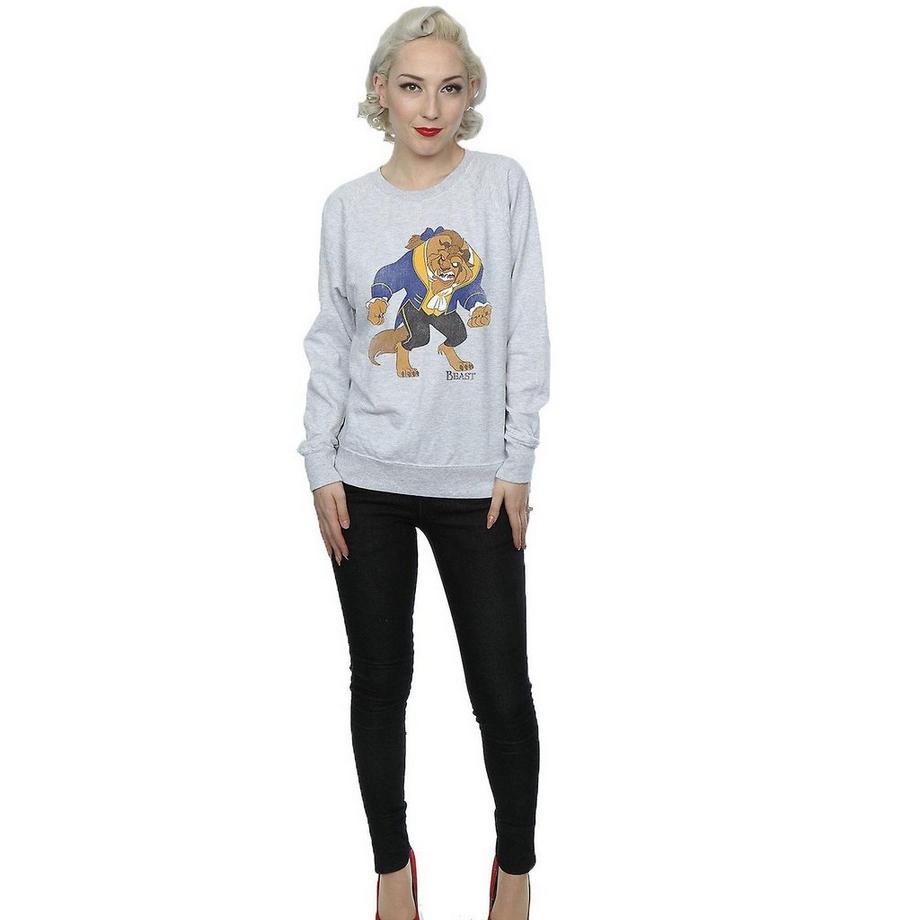 Beauty And The Beast Beast Grafikdruck Sweatshirt  