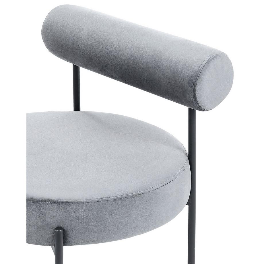 Beliani Fauteuil en Velours Rétro ALPHA  