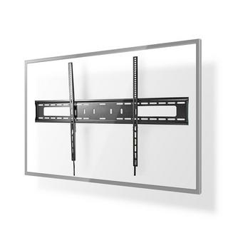 Nedis  Feste TV-Wandhalterung | 60-100" | Maximales Gewicht des Bildschirms: 75kg | Minimaler Wandabstand: 30,5mm | Metall / Stahl | Schwarz 