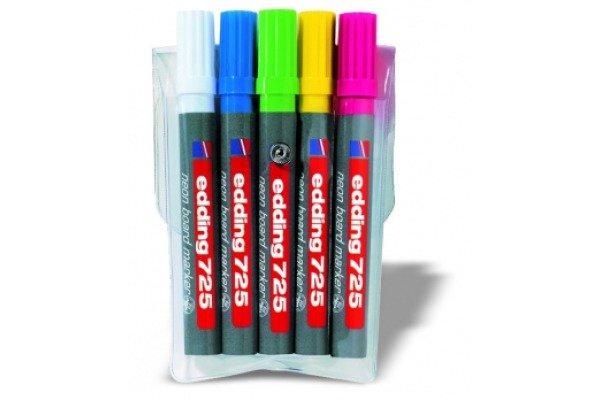 Image of EDDING Boardmarker 725 2-5mm 5er Etui EDDING Boardmarker 725 2-5mm 5er Etui