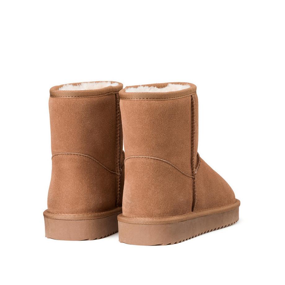 La Redoute Collections  Boots fourrées en cuir 