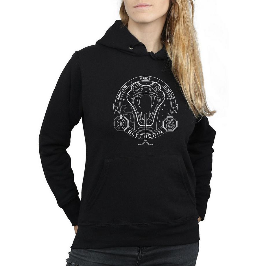 HARRY-POTTER Slytherin Kapuzenpullover  