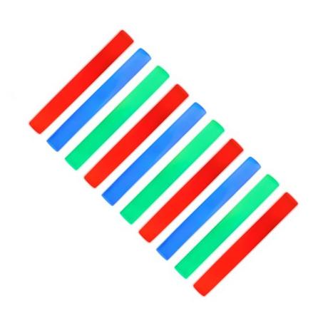 B2X set di 10 bastoncini luminosi a LED in plastica espansa  