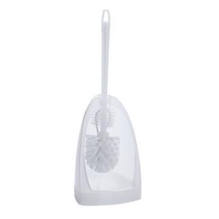 diaqua Garniture WC a. brosse rebord blanc transparent  