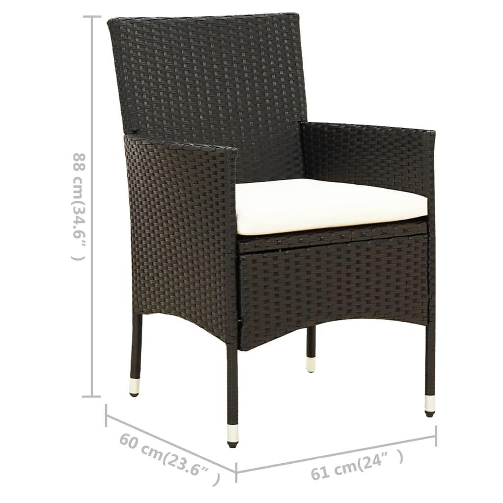 VidaXL Garten-essgruppe poly-rattan  