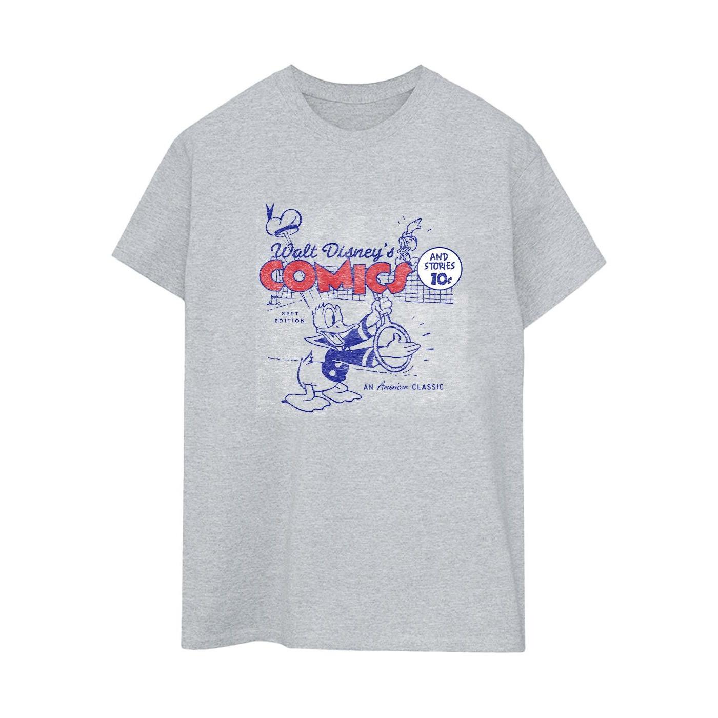 Image of Donald Duck Comics Tshirt Damen Grau M