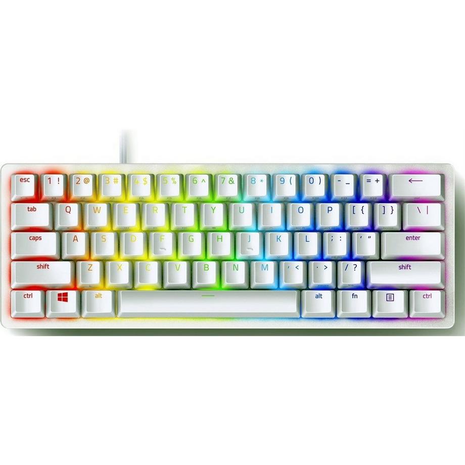 RAZER  Huntsman Mini Mercury Gaming Keyboard - (Red Switch) - US-Englisch - weiss 