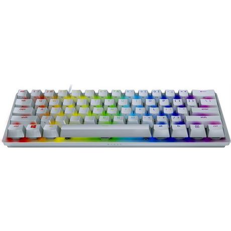 RAZER  Huntsman Mini Mercury Gaming Keyboard - (Red Switch) - US-Englisch - weiss 