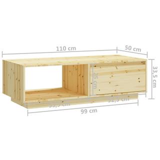 VidaXL Couchtisch holz  