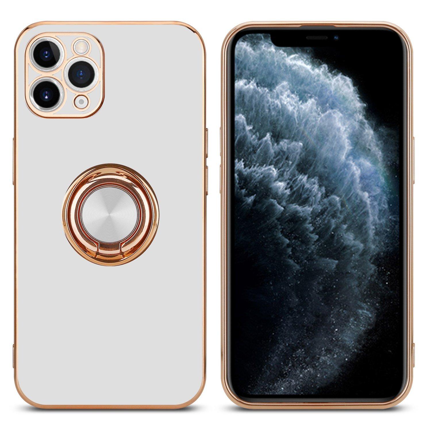 Cadorabo  Hülle für Apple iPhone 11 PRO MAX mit Ring - Schutzhülle 